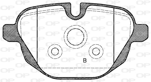 OPEN PARTS Jarrupala, levyjarru BPA1421.00